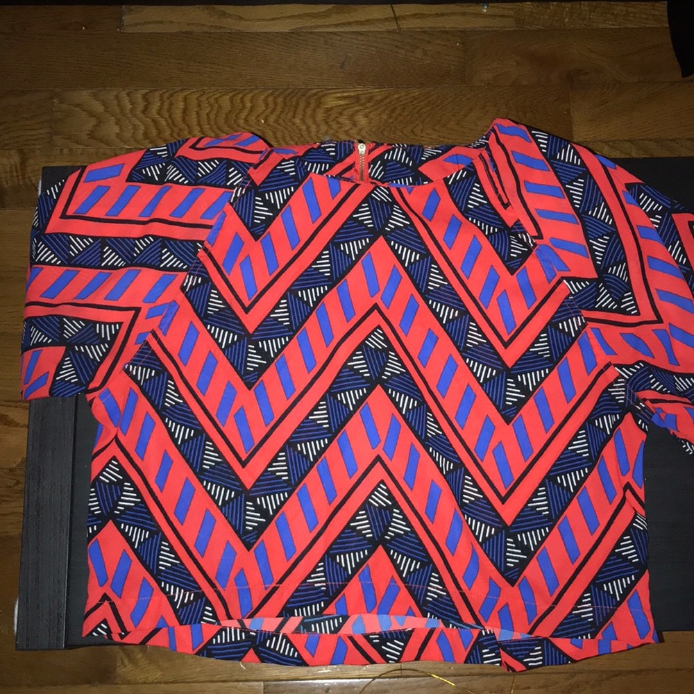 Ethnic crop top